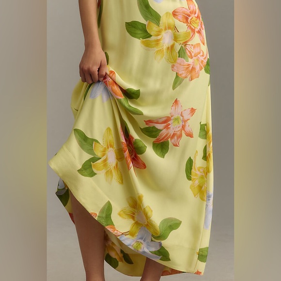 Anthropologie Maeve Sweetheart Slip Maxi Dress - Picture 3 of 8